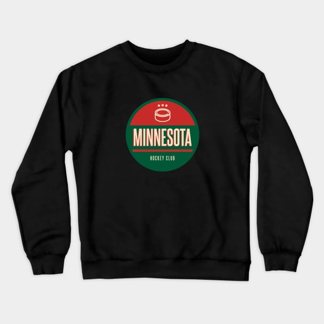 Minnesota hockey club Crewneck Sweatshirt by BVHstudio